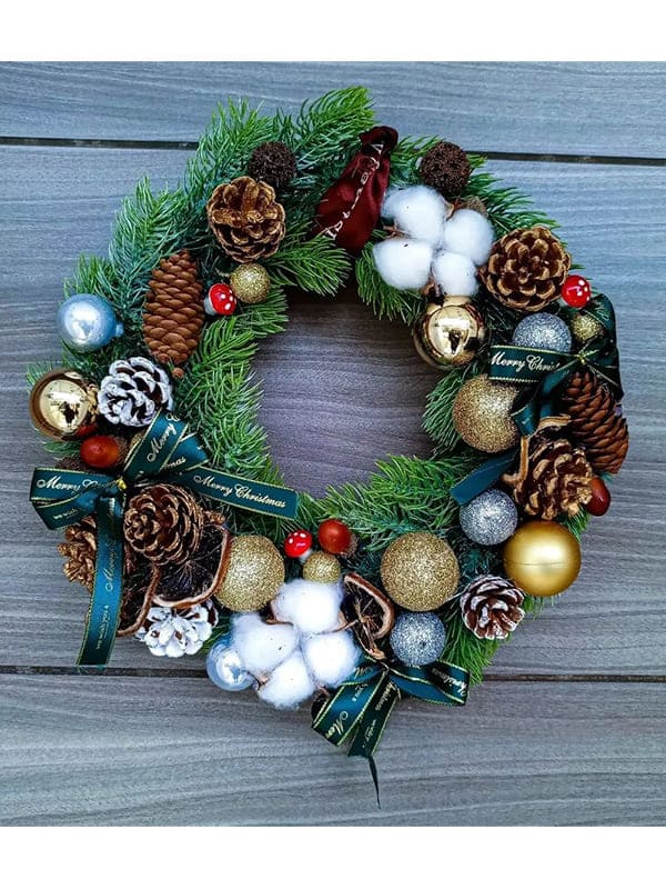 artificial christmas wreaths