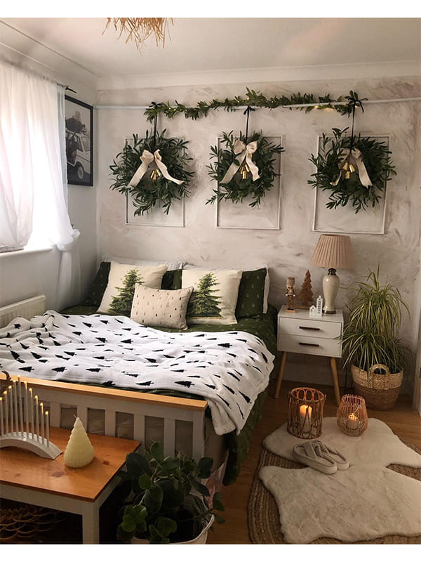 christmas bedroom decorations