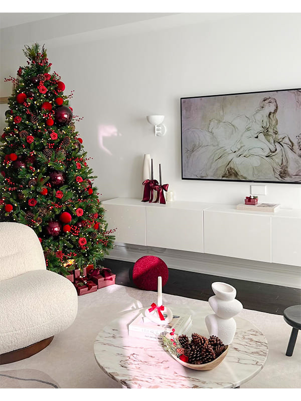 christmas decor ideas living room