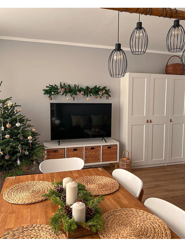 christmas decorations for living room tables