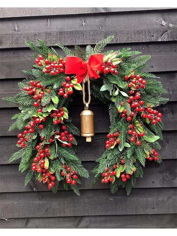 christmas wreath bows