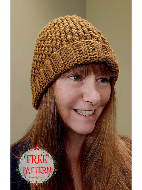 cottage ribbed beanie crochet pattern