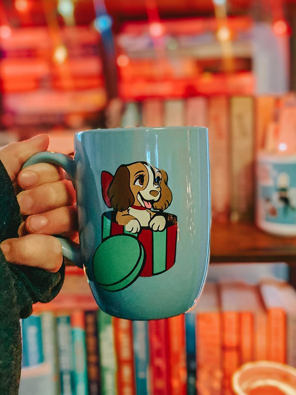 disney dog christmas mugs