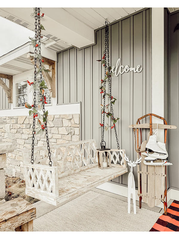 diy christmas porch decor​