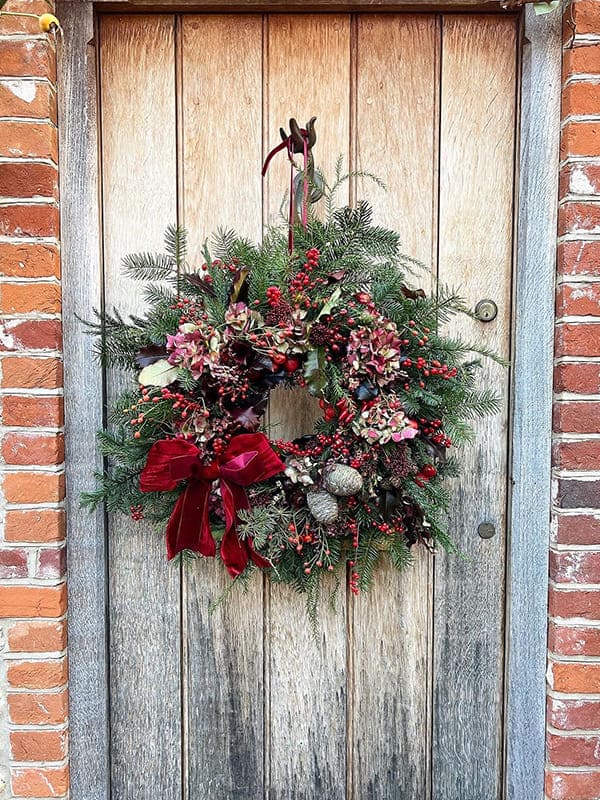 farmhouse christmas wreath