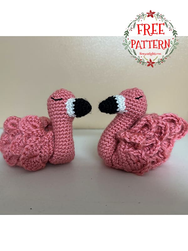 flamingo baby bootie crochet pattern