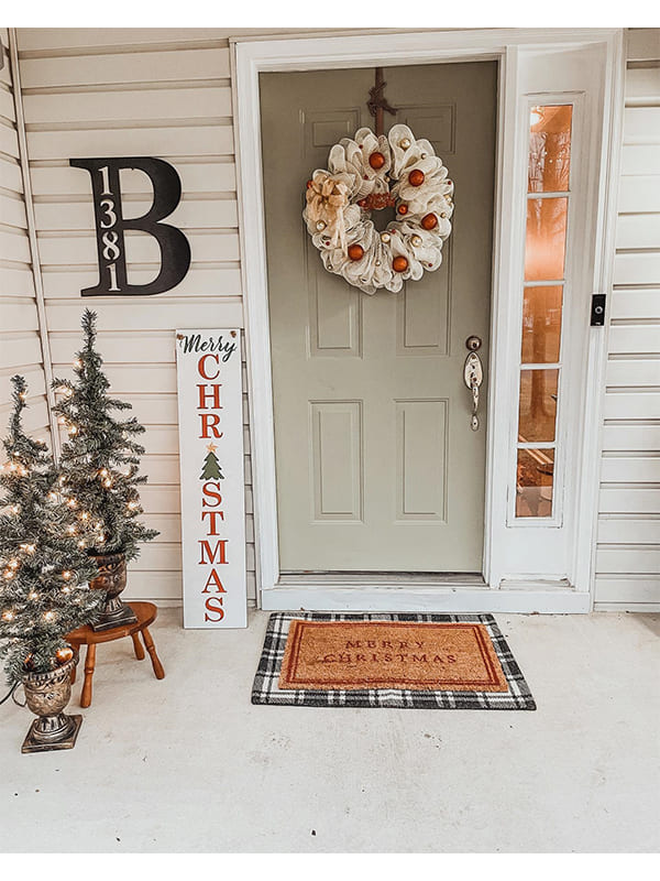 front porch christmas signs