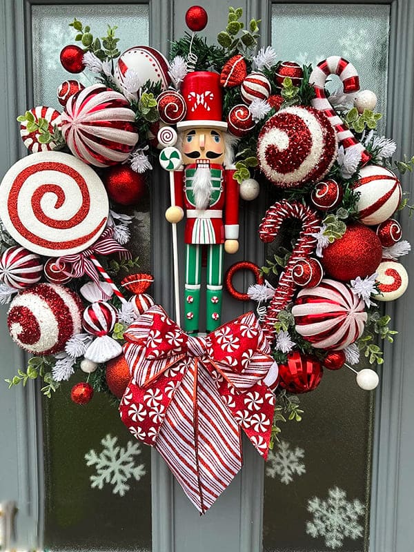 nutcracker christmas wreath