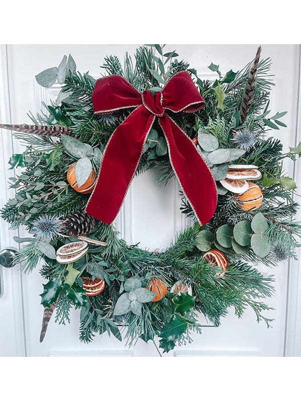 rustic christmas wreath ideas