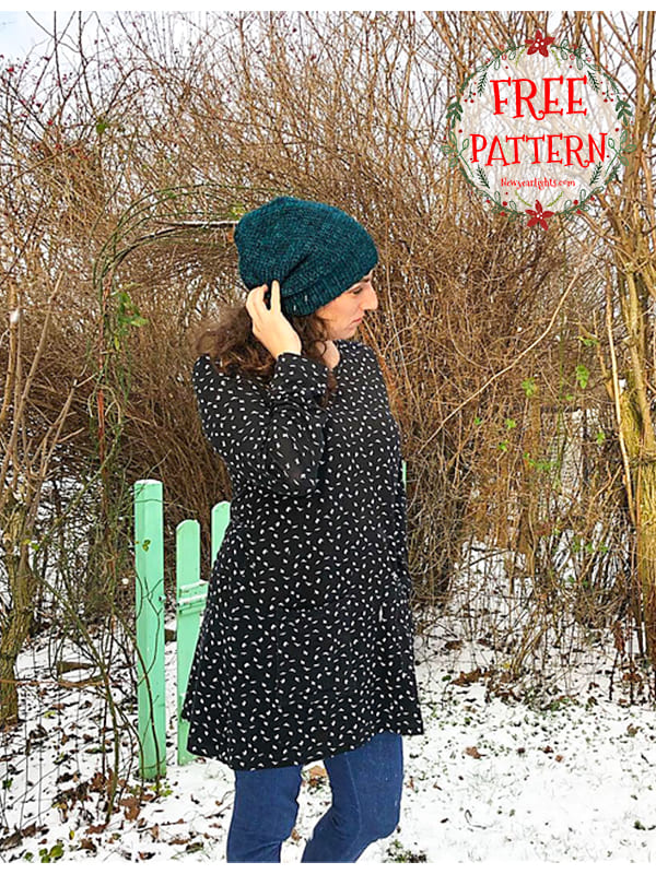 simple slouchy beanie crochet pattern