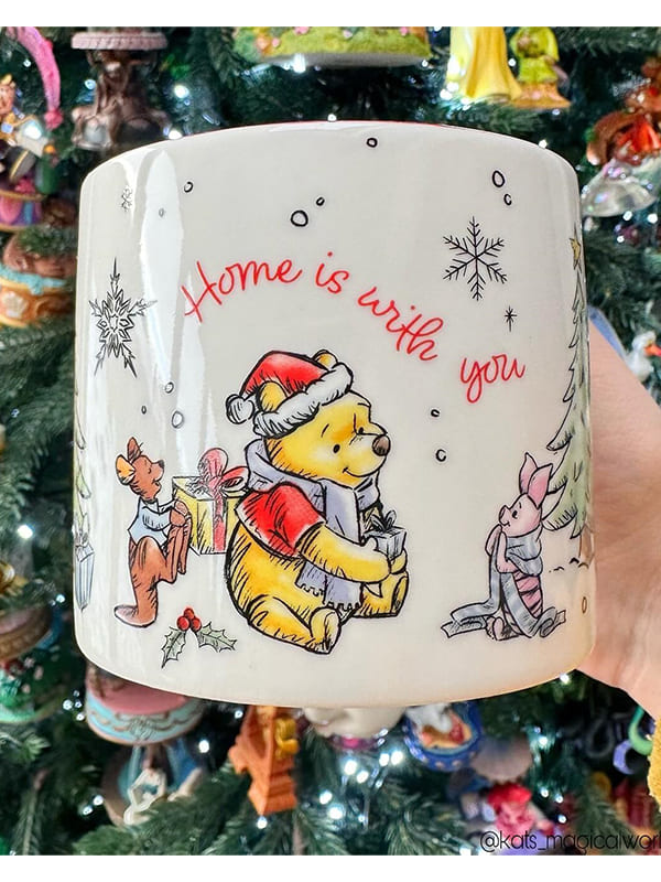 winnie the pooh christmas mugs