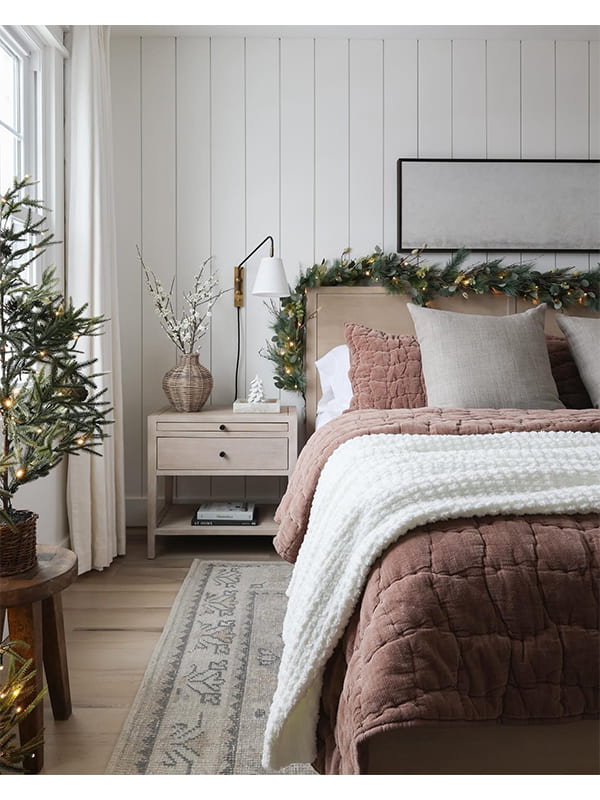 xmas bedroom decorating ideas