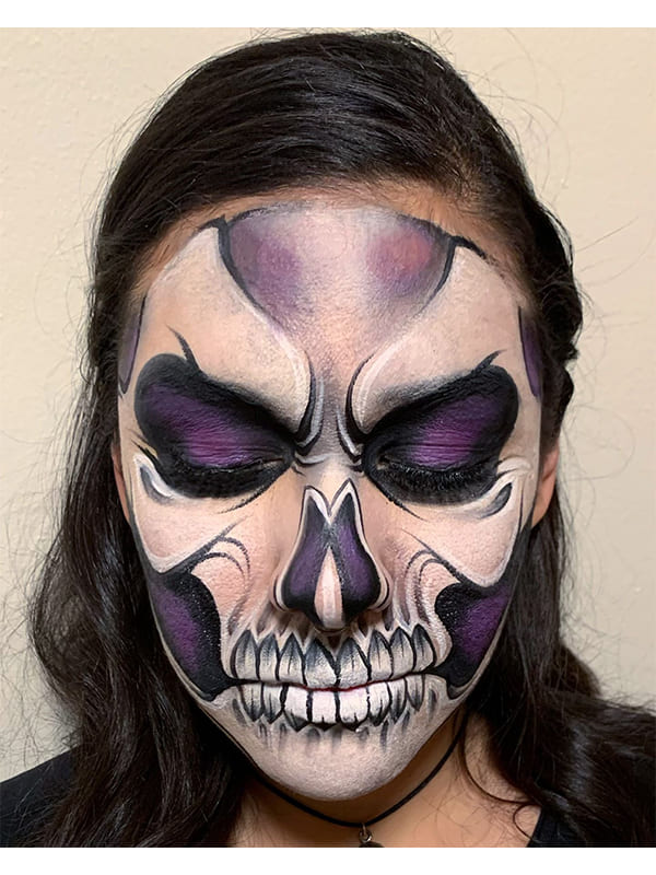 halloween makeup ghost