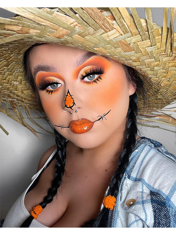 halloween scarecrow makeup