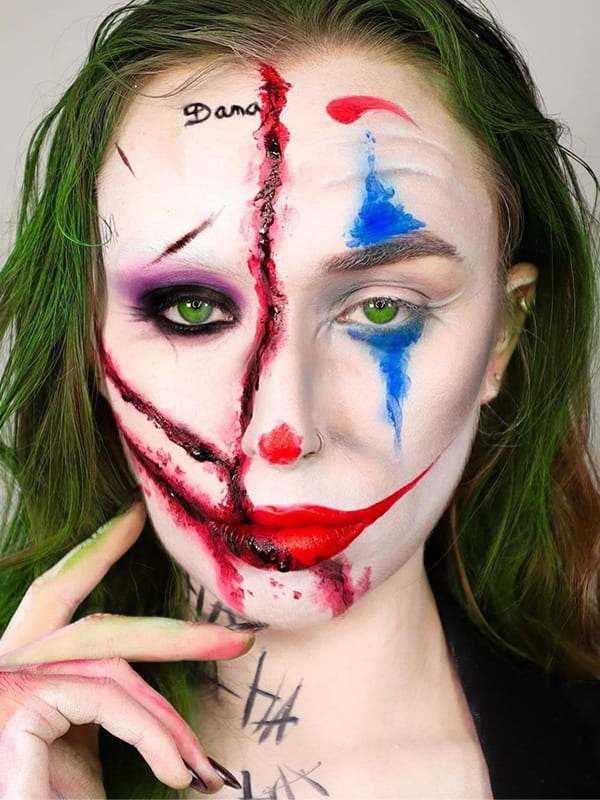 joker halloween makeup