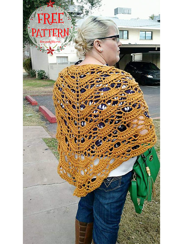 lacy shawl crochet pattern