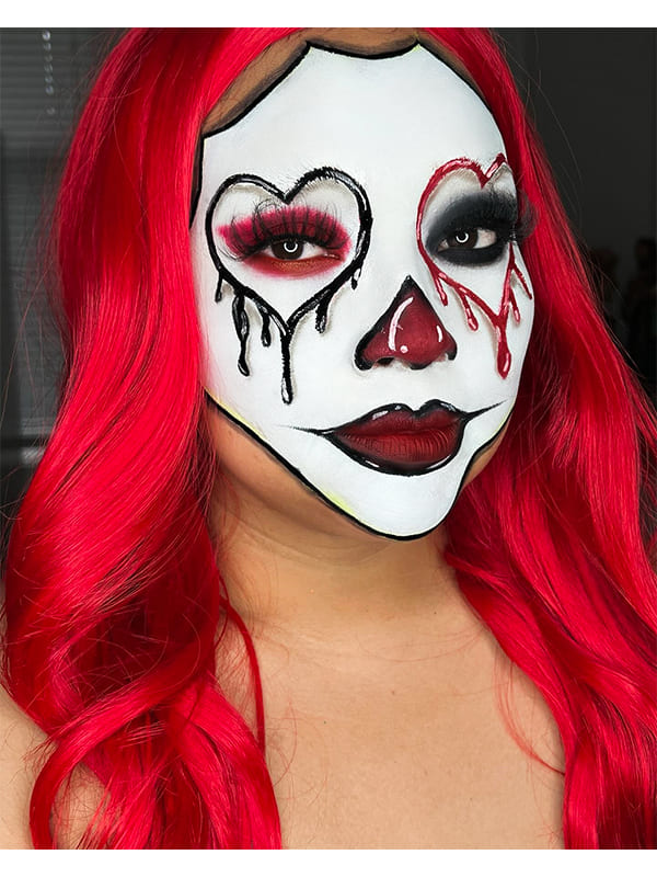 queen of hearts halloween makeup