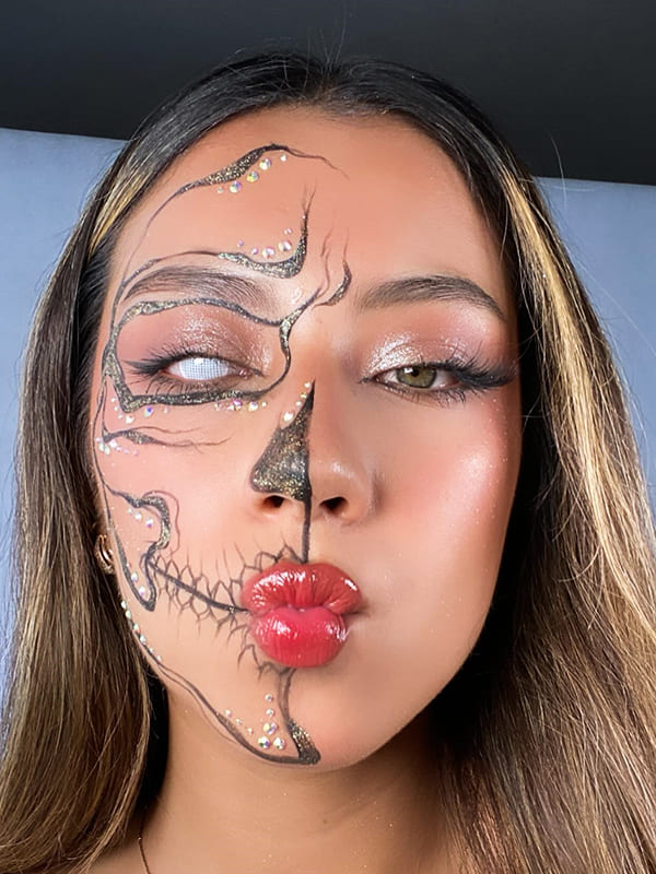 simple halloween makeup