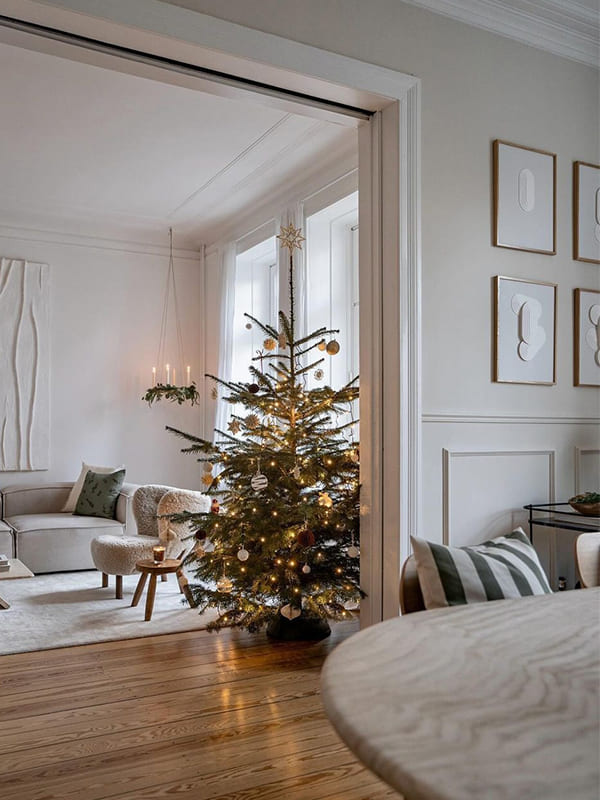 cute scandinavian christmas tree