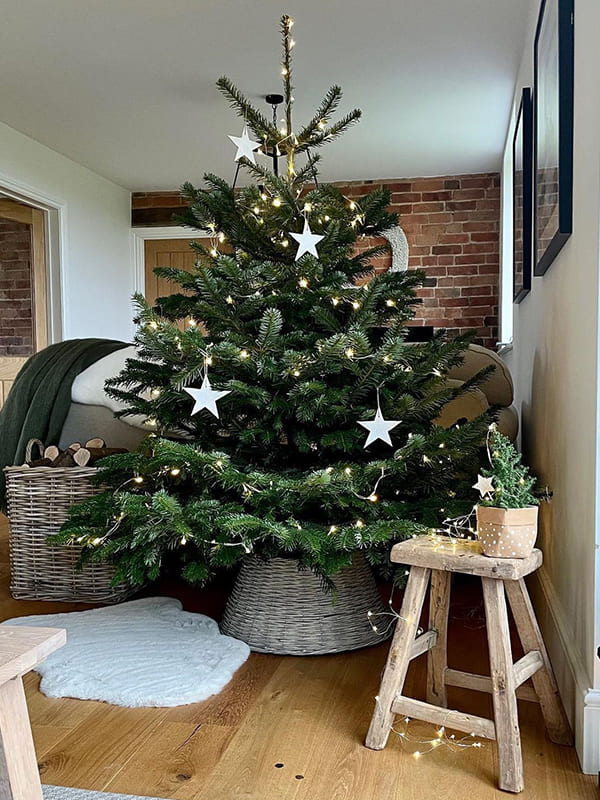 traditional scandinavian christmas tree