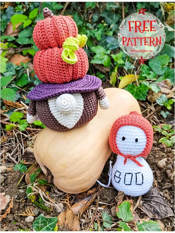 Free Halloween Pumpkin Gnome Crochet Pattern (2)