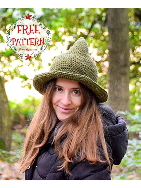 Free Hedge Wizard Witches Hat Crochet Pattern (2)