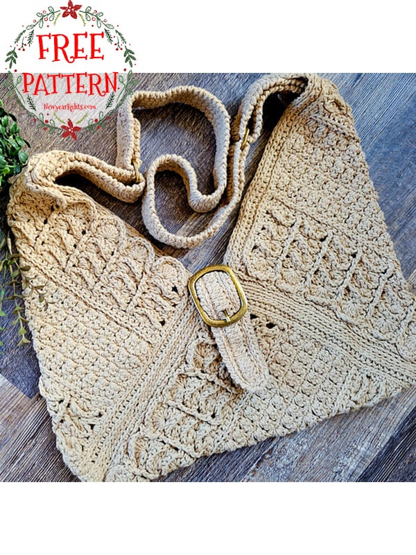 Ribbed Crochet Crossbody Bag Free Pattern (2)