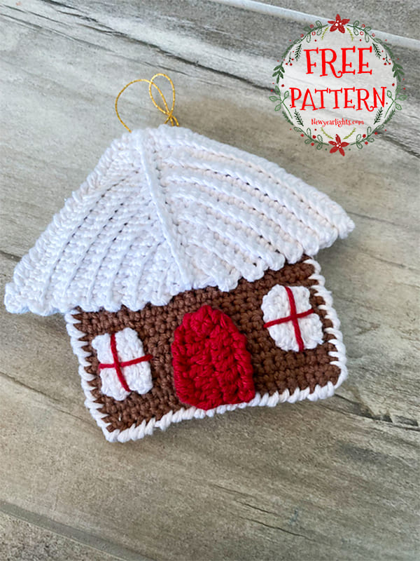 crochet gingerbread house ornament (2)