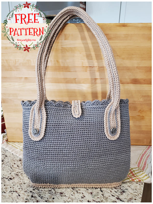 elegant crochet tote bag free pattern (2)