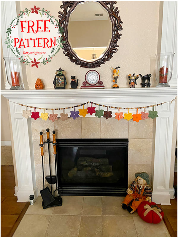 fall leaf garland crochet pattern (2)