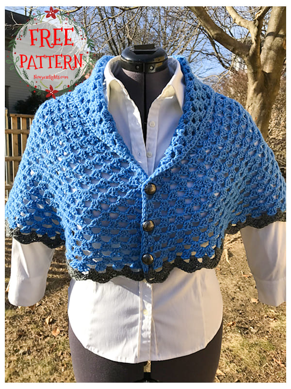 free crochet granny square cape pattern (2)