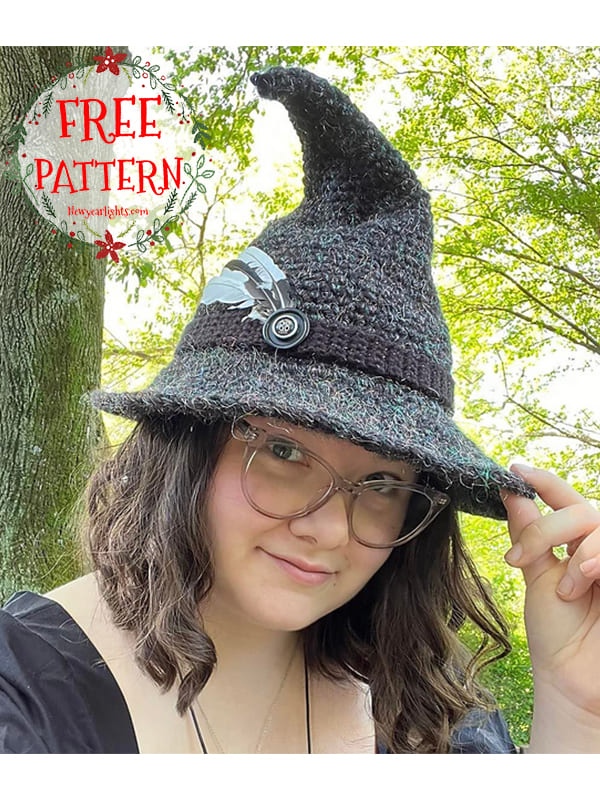 slouchy witch hat crochet pattern free (2)