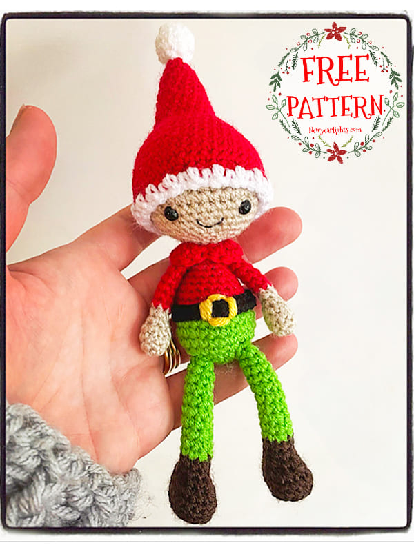 Crochet Elf Doll Amigurumi Free Pattern (2)